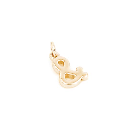 14K Gold-Plated Ampersand Charm by Bead Landing™
